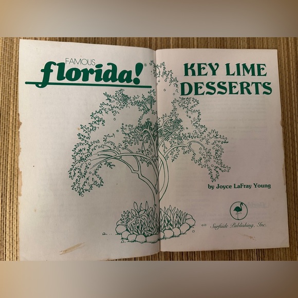 Famous Florida! Key Lime Desserts Cookbook By Joyce Lafray Young 1987 - Picture 3 of 7